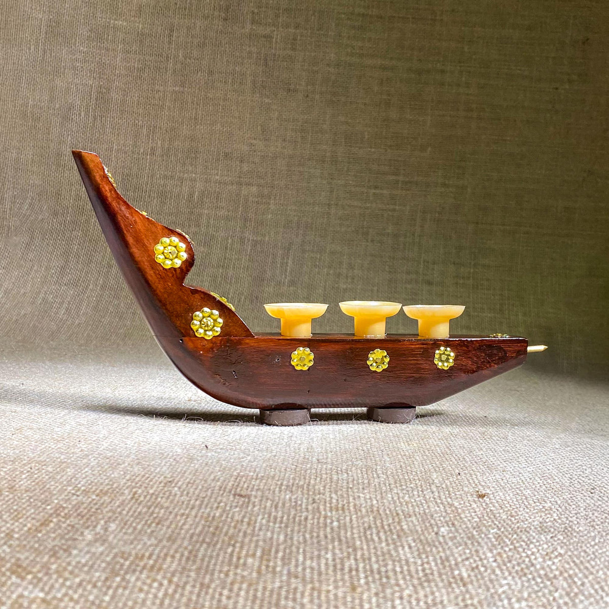 Wooden Chundan Vallam Pen Pencil Holder Snake Boat With Holder Boa wooden-chundan-vallam-pen-pencil-holder-snake-boat-with-holder-boa