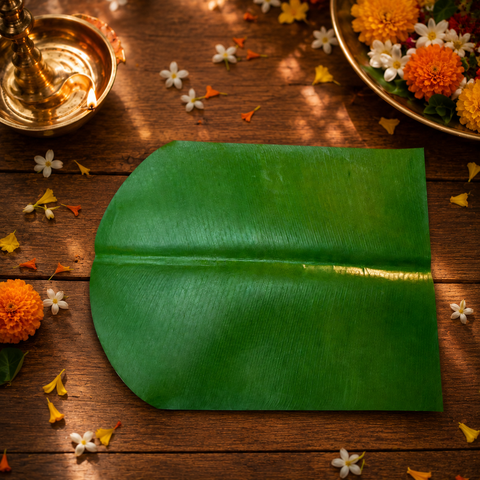 Eco-Friendly Biodegradable Plates – Banana Leaf Inspired