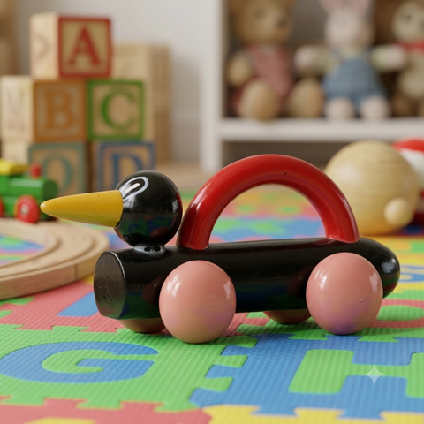 Wooden Animal Pulling Toy