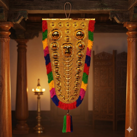 Handcrafted Nettipattam | Elephant Caparison Wall Hanging | 4 Feet