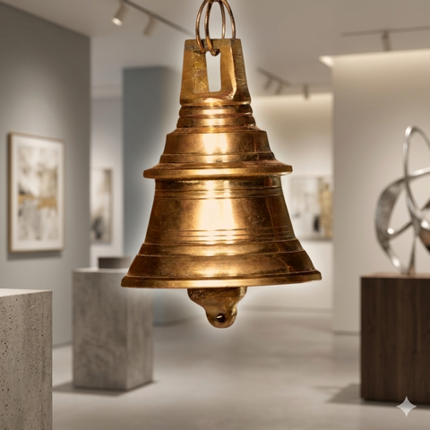 Brass Decorative Hanging Bell | 5 Inch