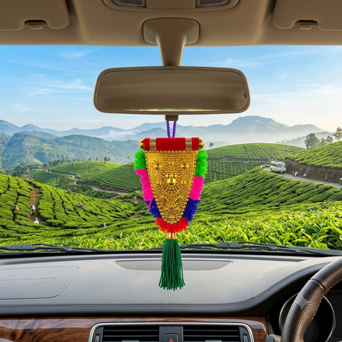 Nettipattam Car Hanging | Car Hanging  Ornament | Car Hangings