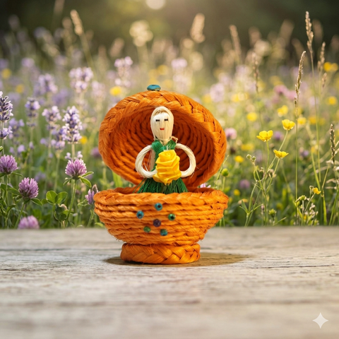Sisal Fibre Cave Doll