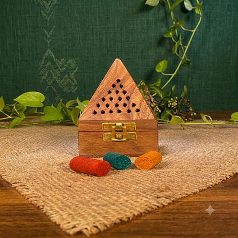 Wooden Agarbatti Holder | Dhoop Stand