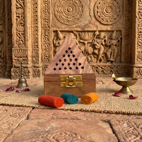 Wooden Agarbatti Holder | Dhoop Stand