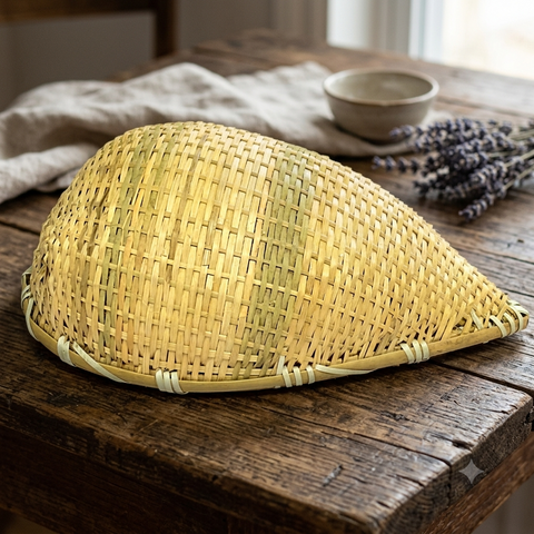 Traditional Reed Thoombu| Paddy Grain Scoop for Nirappara Rituals