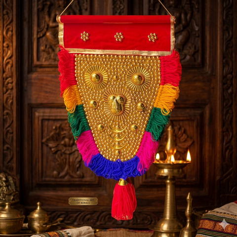 Kerala Nettipattam 1 feet | Elephant Caparison | Decorative Show piece