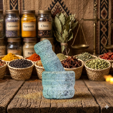Stone Mortar And Pestle | Kitckenware