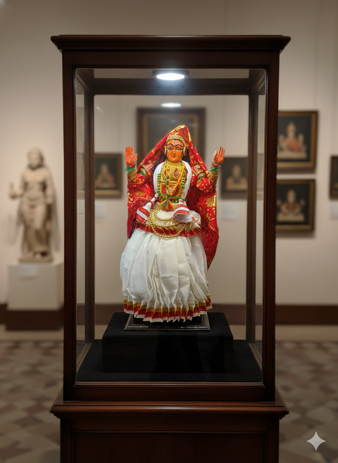 Kathakali Figurine Rukmini | Kerala Handicraft Doll
