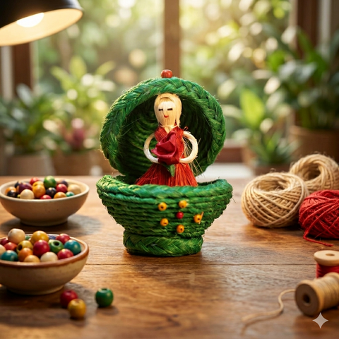 Sisal Fibre Cave Doll