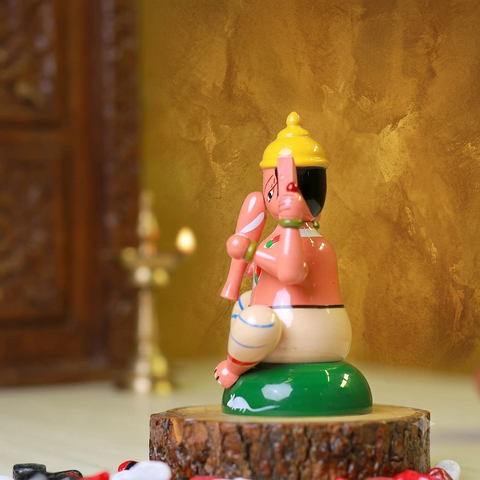 Channapatna Wooden Ganesha Figurine