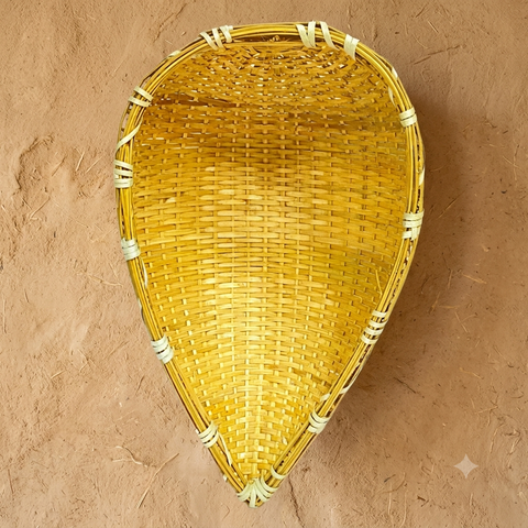 Traditional Reed Thoombu| Paddy Grain Scoop for Nirappara Rituals
