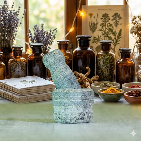 Stone Mortar And Pestle | Kitckenware