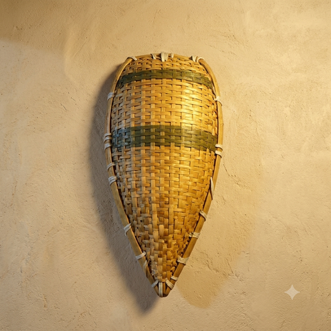 Traditional Reed Thoombu| Paddy Grain Scoop for Nirappara Rituals