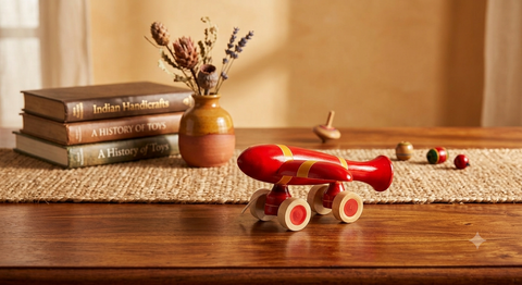 Wooden Aeroplane Toy | Channapatna Toys Online Shopping