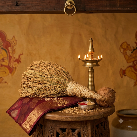 Kathirkula | Paddy Bundle | Traditional Home Decor | Hanging Kathirkula