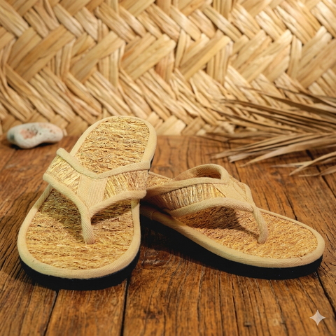 Handmade Vetiver Flip-Flops For Men | Ramacham Slippers| Ramacham Chappals