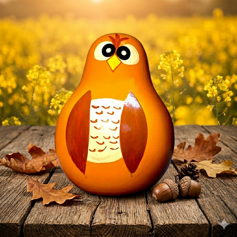 Wooden Hen Balancing  Doll