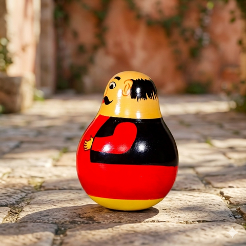 Wooden Motu Balancing Doll | Wooden Decor