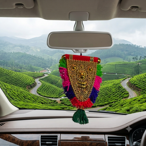 Nettipattam Car Hanging | Car Hanging  Ornament | Car Hangings