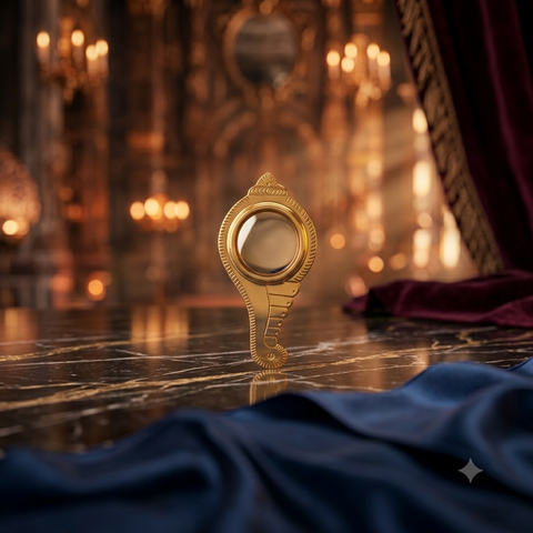 Aranmula Kannadi (Conch- Shaped) | Metal Mirror