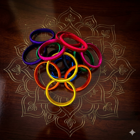 Thread Bangles | Colourful Thread Bangles For Women