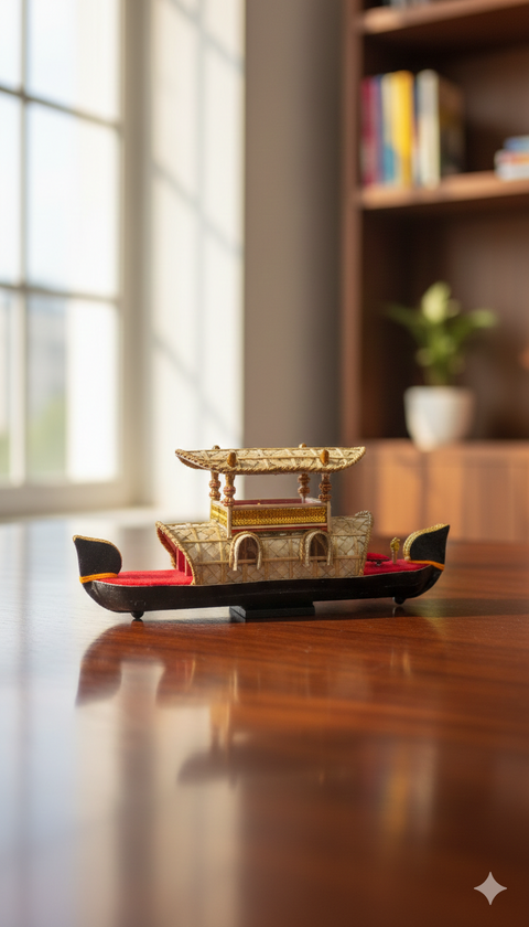 Kerala Double Decker House Boat | Miniature Model