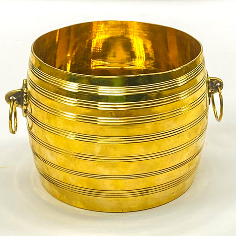 Brass Para – Traditional Kerala Measuring Vessel | Miniature Décor Piece