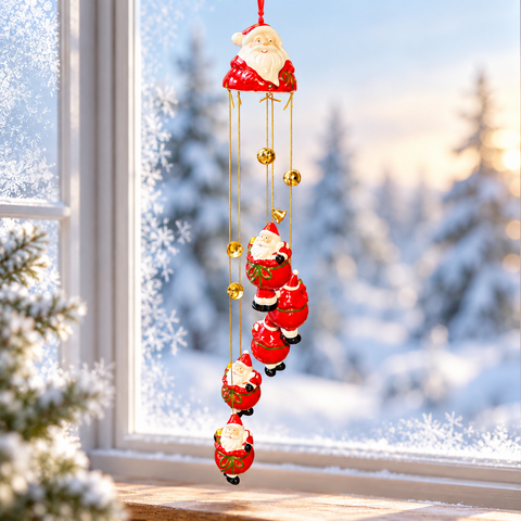 Santa Claus Christmas Wind Chime.