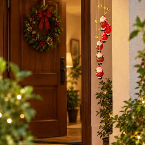 Santa Claus Christmas Wind Chime.