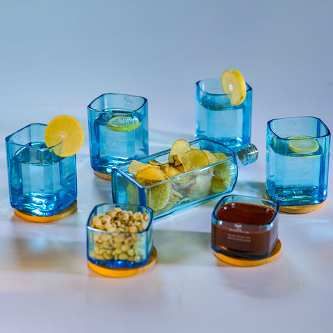 bottle platter set