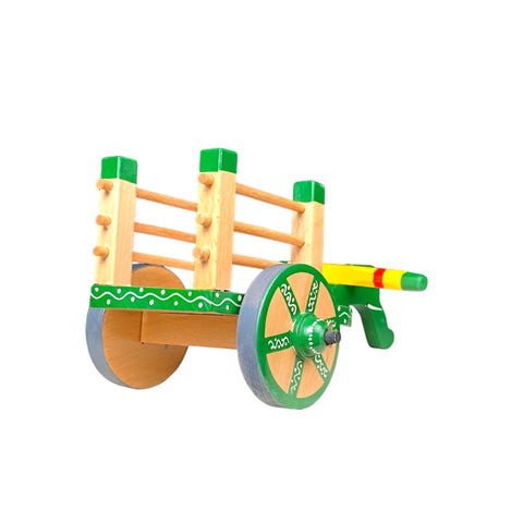 channapatba wooden bull cart