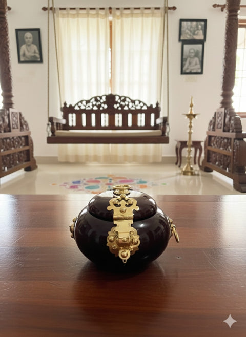 Cheppu, Traditional Kerala Jewellery Box | Wooden Casket Box