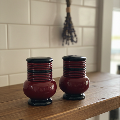 Channapatna Wooden Utility Jar with Lid - Large