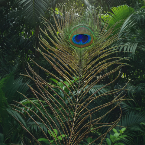 Natural Peacock Feather | Sacred Decor & Craft Use