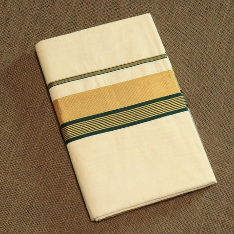 green border kasav saree