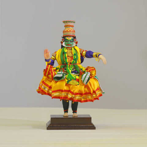 Kathakali Figurine (Krishna) | Kerala Handicraft Doll