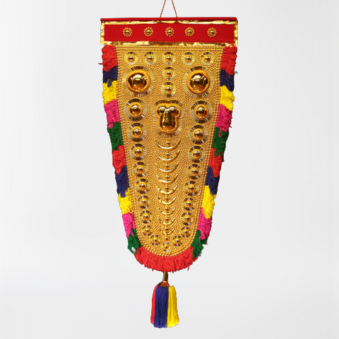 Handcrafted Nettipattam | Elephant Caparison Wall Hanging | 4 Feet