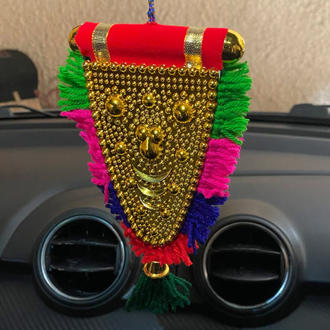 Nettipattam Car Hanging | Car Hanging  Ornament | Car Hangings