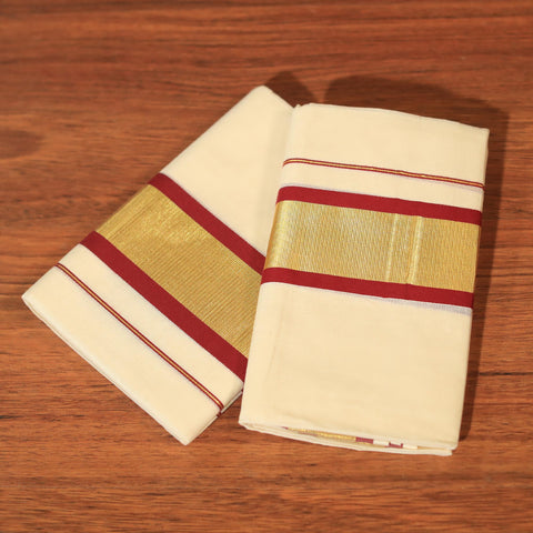 Kerala Set Mund | Cotton Set Mund | Mundum Neriyathum
