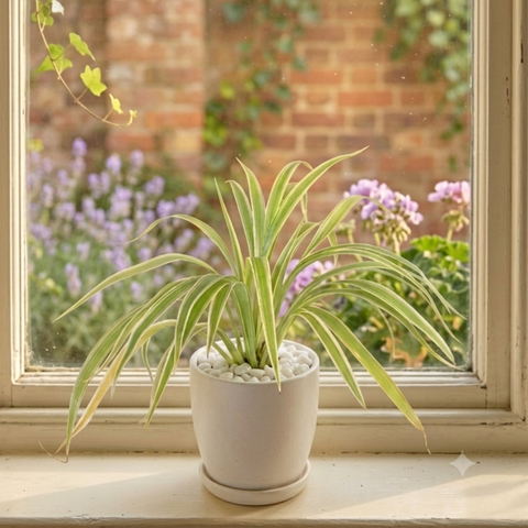 Spider Plant (Chlorophytum Comosum) – Air Purifying Indoor Plant