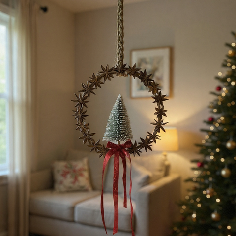 •	Handcrafted Christmas Hanging | Eco-Conscious Festive Décor (From ₹150 onwards)