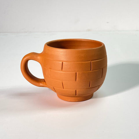 Terracotta Tea Cups | Handcrafted Clay Cups for Authentic Chai Experience |Eco-Friendly Tea Cups