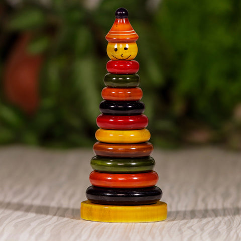 wooden eleven plate counting set