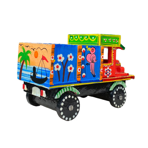 wooden truck decorative toy