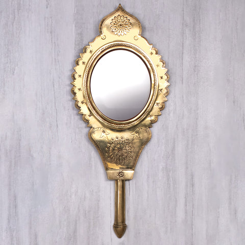 Aranmula metal mirror, big wall mirror - 8 inch