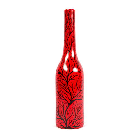 channapatna-wood-vase-red