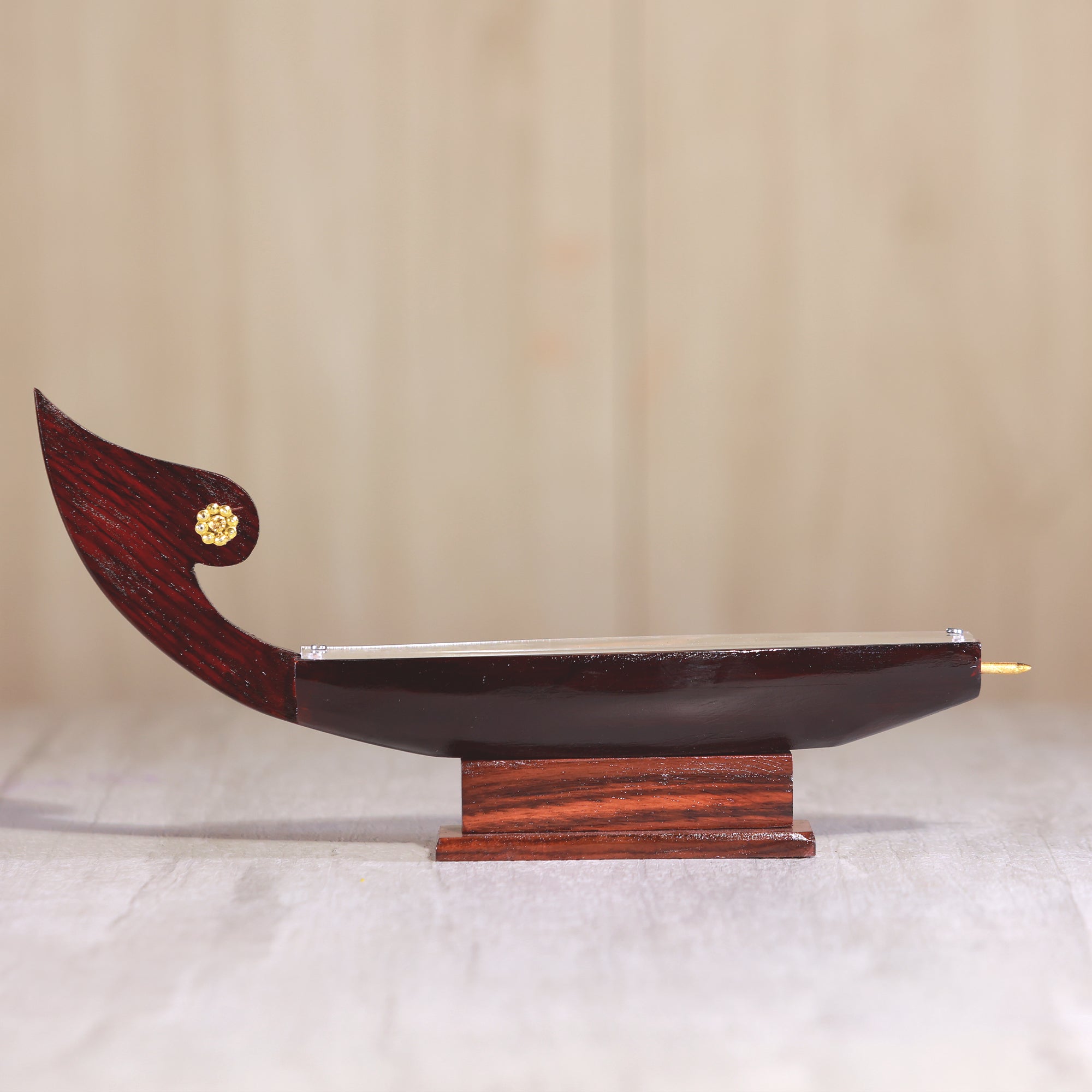 Wooden Chundan Vallam With Spices Wooden Boat With Spices CultureShoppe wooden-chundan-vallam-with-spices-wooden-boat-with-spices-cultureshoppe