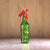 decorative christmas bottles green