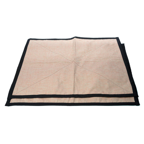 Cotton Pooja Mat | Handloom Prayer Mat (27x22)